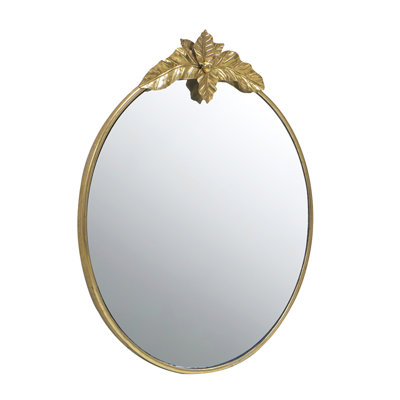 36" X 41" Large Round Wall Mirror With Gold Metal Frame, Circle Accent Mirror For Living Room Bedroom Entryway