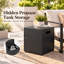 Foyer de table en acier inoxydable, fer et acier thermolaqué l 42 po-933550232
