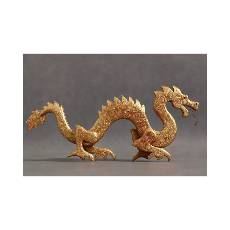 Dragon chinois par Paul Kelley - reproduction de photo sur toile tendue, H 12 po x l 18 po x 1,5 po