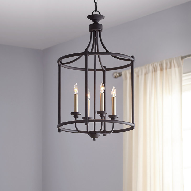 Lustre géométrique à 4 lumières Kennedi