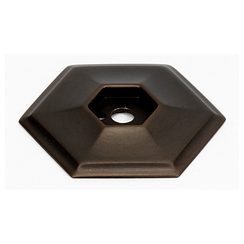 Nicole 1.58" Backplate, Polished Brass, 1.8" L x 1.6" W