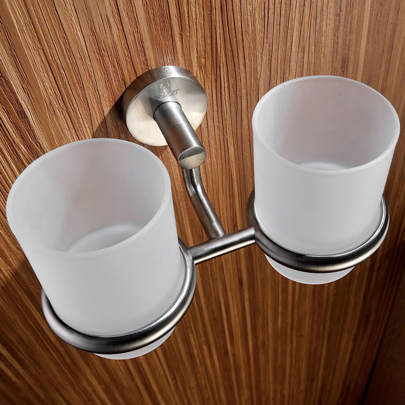 Majorca Toothbrush Holder, Brushed Nickel