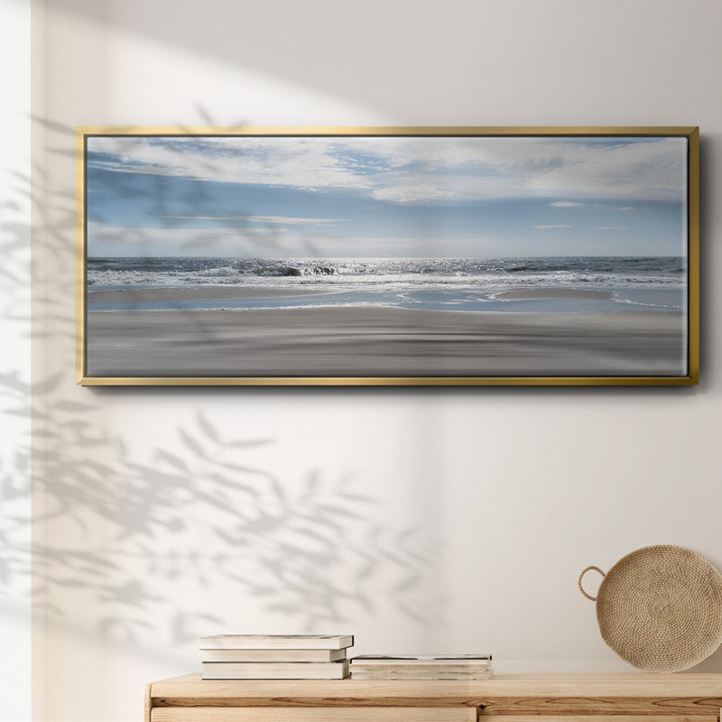 Beach Bliss - toile encadrée, Or, H 24 po x l 60 po x P 1,5 po