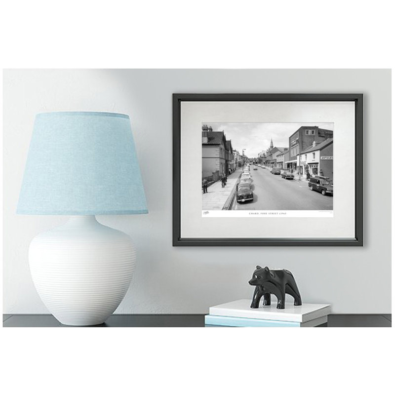 Chard, Fore Street C1965 - Single Picture Frame Print, 28cm H x 36cm W x 2.3cm D