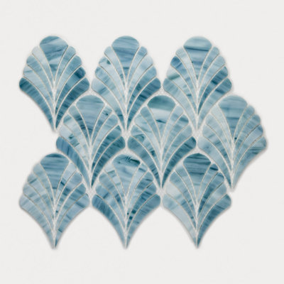 Carrelage mosaïque en verre coloré 4 "x 5,5" Nova Roma