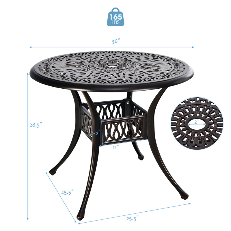 Table bistro Analysa Allexander