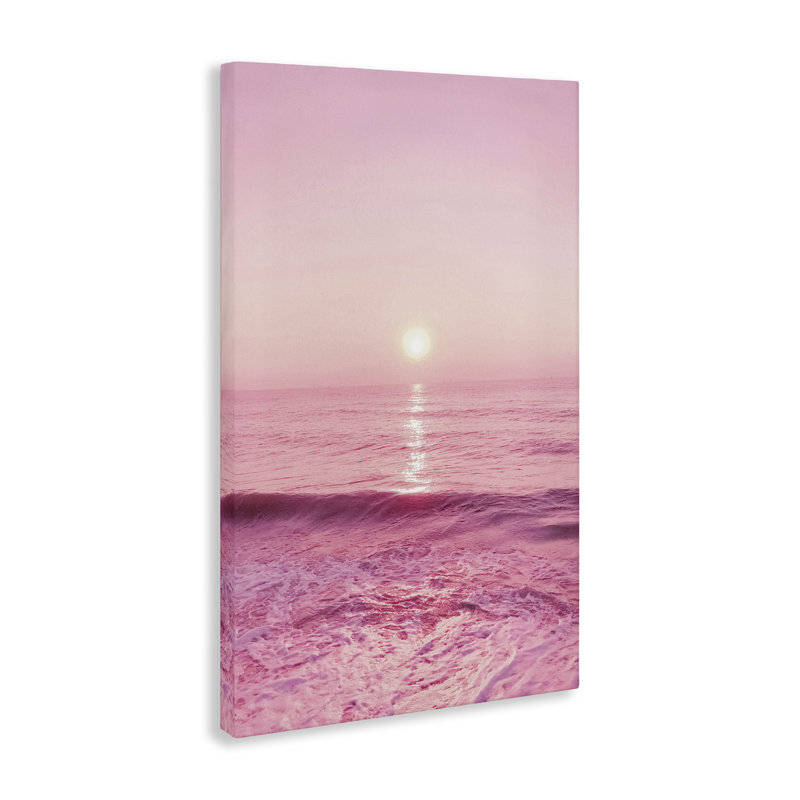 «Peachy Pink Sunset» par Nataly White, H 24 po x l 16 po