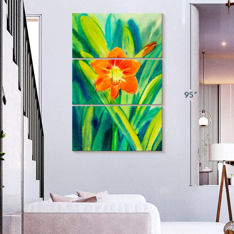 Harnek Amaryllis, 74" H x 48" W