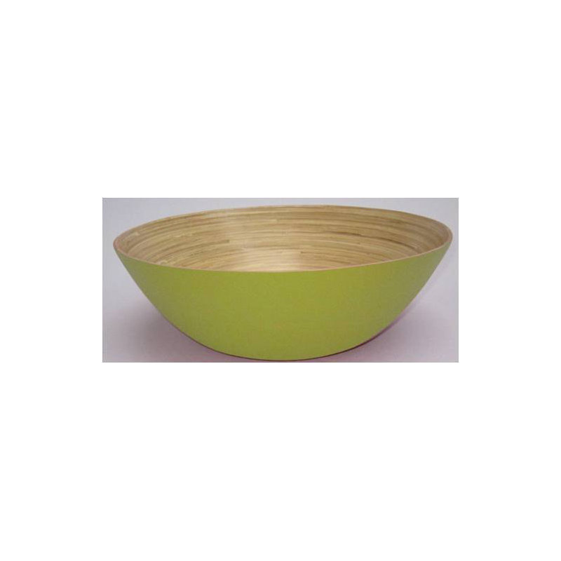 Bol à salade Bartholow, Vert, H 5 po x l 14 po x P 14 po
