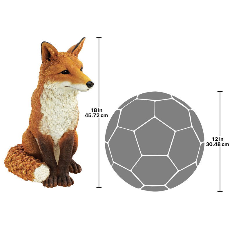 Simon The Fox Garden Statue