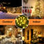 Guirlande lumineuse solaire extérieure de 200 DEL avec 8 modes d'éclairage, étanche, pour jardin, terrasse et décoration de Noël-903152751