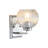 Nella 1 Light Bath Vanity with Ribbed Clear Shade-585197689