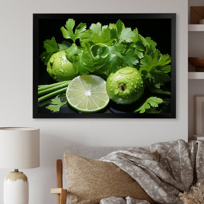 Herbes, coriandre, éclaboussure 5 - Art floral