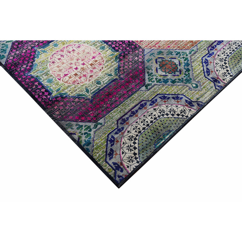 Canterbury Geometric Area Rug, Square 2'