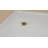 DreamLine SlimLine 32 inch D x 60 inch W x 2 3/4 inch H Single Threshold White Alcove Shower Base with 2 inch Polished Brass Left Round Drain-118322176-118322172