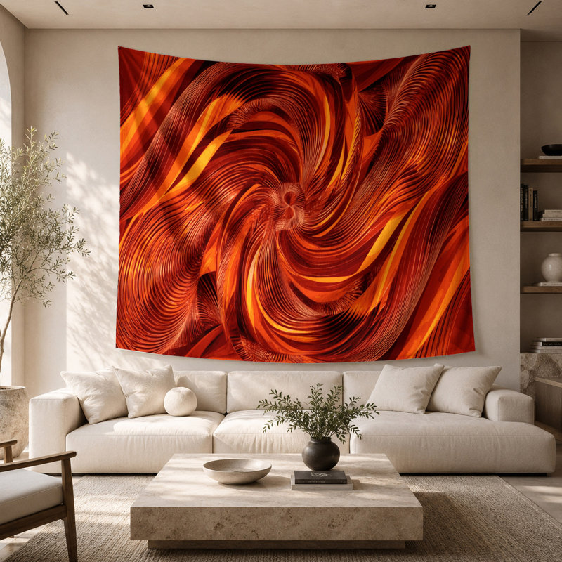 Tapisserie murale Op Art 25, 68 po x 80 po
