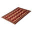 Tapis brun royal Baluch 3 pi 3 po x 5 pi 8 po
