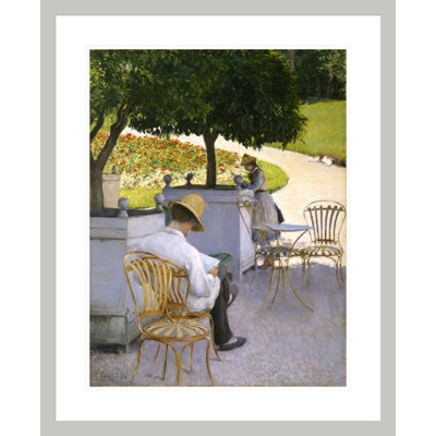 «The Orange Trees» par Gustave Caillebotte, impression giclée encadrée
