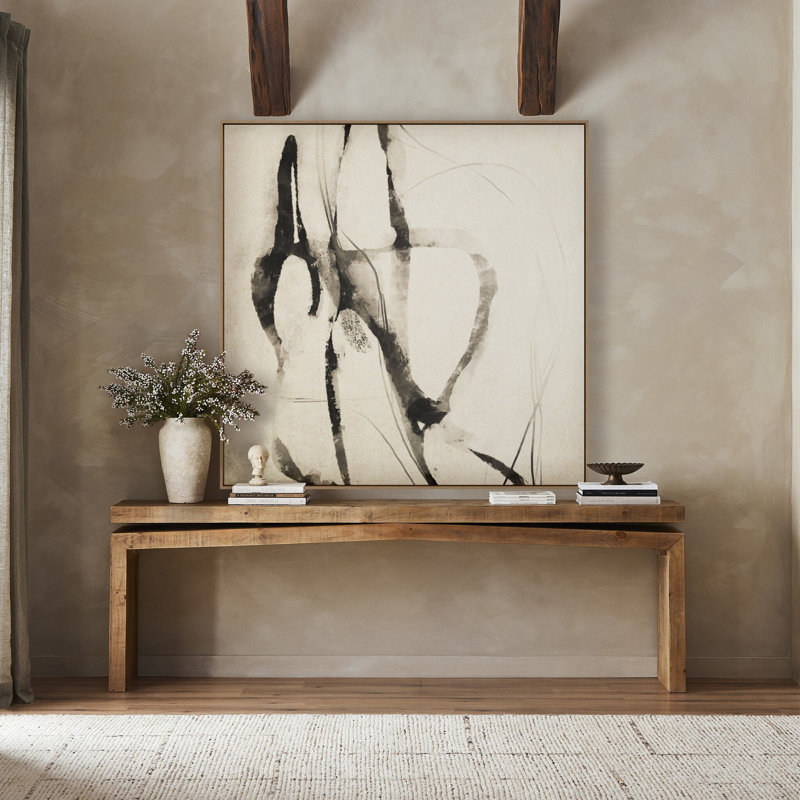 Styled Painting by Dan Hobday, 48" H x 48" W, Vertical Grain White Oak