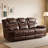 Jepum 86.6" W Top-Grain Genuine Leather Sofa-1441828357