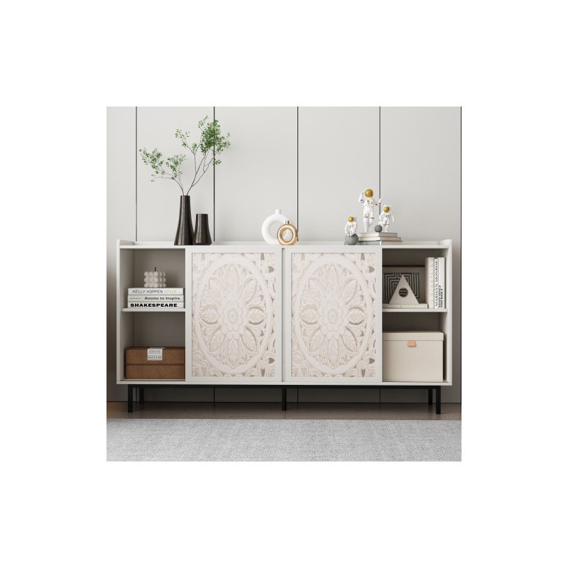 Buffet avec portes coulissantes
