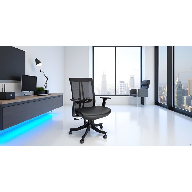 Fauteuil de direction ergonomique Twyst, Noir