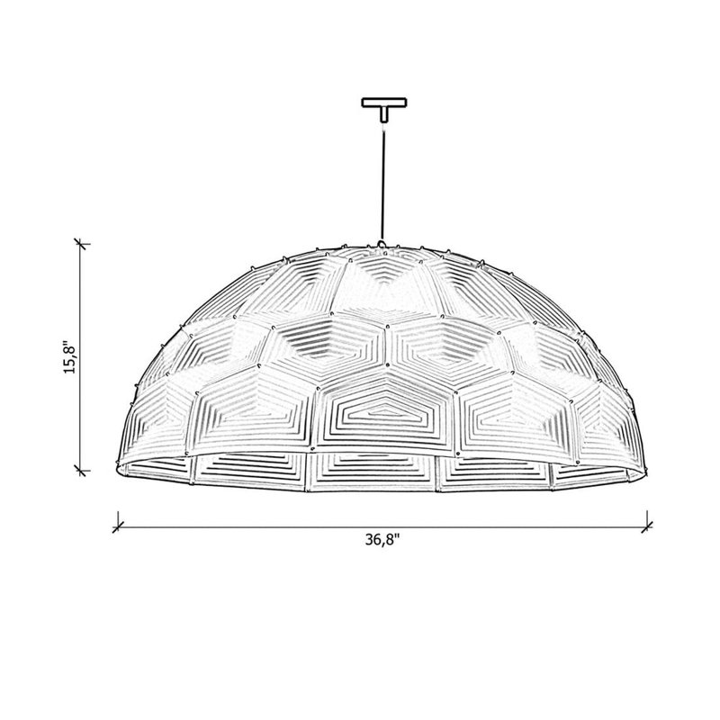 Turtle Dome Light, Black