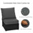 Outdoor 6'' Chaise Lounge Seat / Back Cushion-70156924