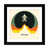 Papier d'art encadré noir sélectionné