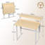 Foldable Modular Stainless Steel Floating Desk