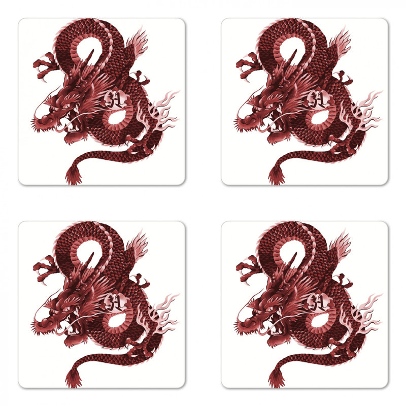Sous-verre dragon