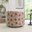 Fauteuil demi-tonneau pivotant rembourré Bryonie