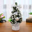 Ensemble de 3 mini sapins de table artificiels avec décorations-1488386739