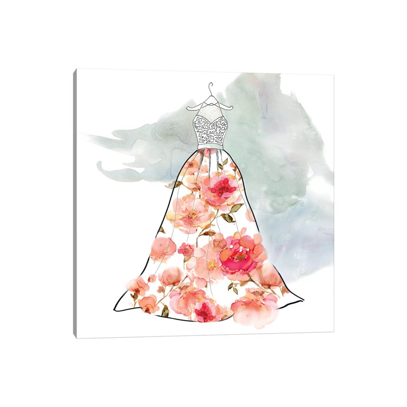 Fashionable Florals III by Carol Robinson - Print on Canvas, 66.04 cm H x 66.04 cm W x 1.91 cm D, Wrapped Canvas