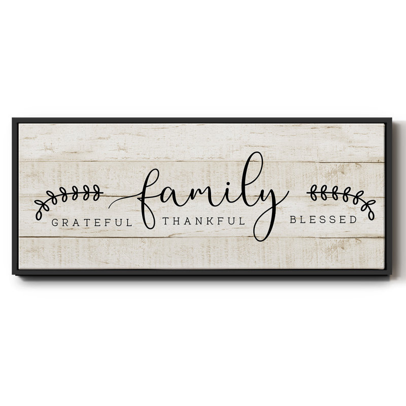 Famille - toile encadrée