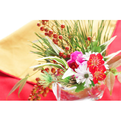 «Japanese New Years Flowers» par Yumehana - photographie sur toile tendue