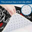 Ensemble de 2 tapis de cuisine Blackboard