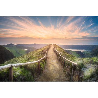 «Mountain Landscape, Azores» par Boule13 - Photographie sur toile tendue