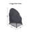 Alpharetta Papasan Outdoor Egg Chair Cover