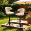 Outdoor Waterproof Textilene Swivel Bar Chair-1668326335