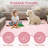 Bordered Design Machine Washable Rug with Rubber Backing for Living Room Modern Non-Slip Dining Room Rug Easy-Cleaning Floor Carpet for Bedroom-139528990-137413924