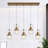 Sifert 5-Light 29.7'' W Kitchen Island Pendant