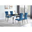 Belt Black And Mirrored Dining Table