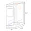 Allo 2 Ft W x 2 Ft D Greenhouse