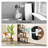 Amill Corner Shelf Unit，Set of 2 Ladder Shelving Unit-932212864