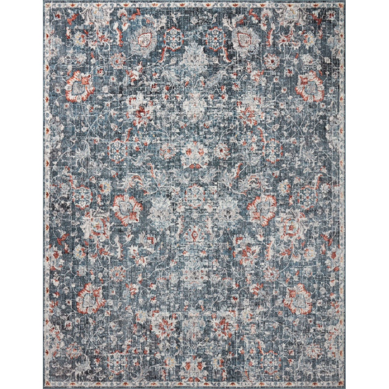 Fiorillo Floral Indoor Rug, Rectangle 6'7" x 9'3"