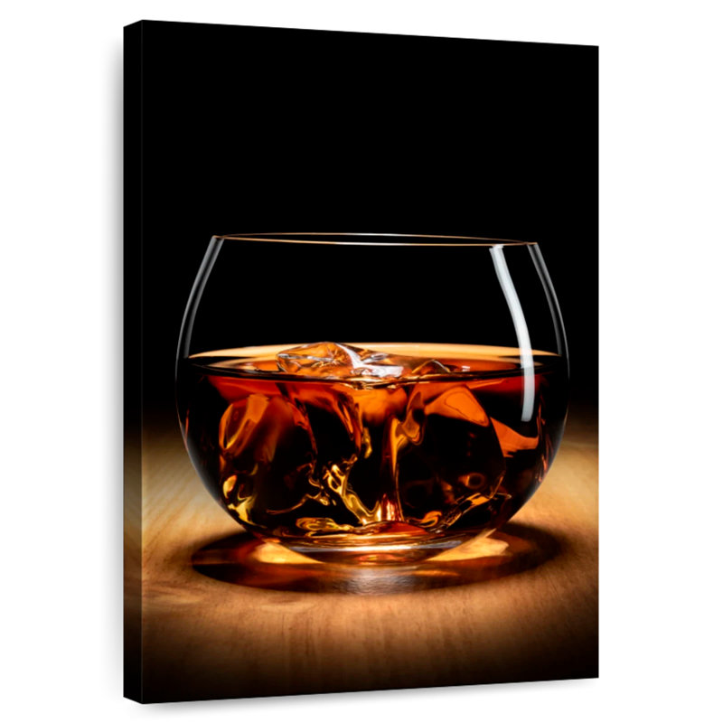 Icy Golden Whiskey