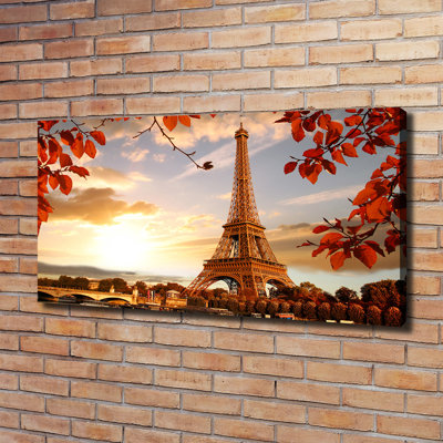 Eiffel Tower Paris - Wrapped Canvas Print