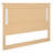 Hillview Headboard, Magnolia Oak and Ironwood-108829690