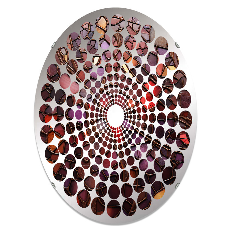 Miroir décoratif à pois radicaux MIR MIR107781, L 20 po x H 30 po